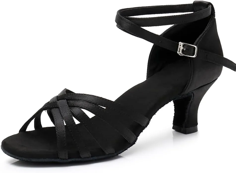 MSMAX Women's Practice Ballroom Dancing Shoes Indoor Performance Latin Dance Shoes for Woman