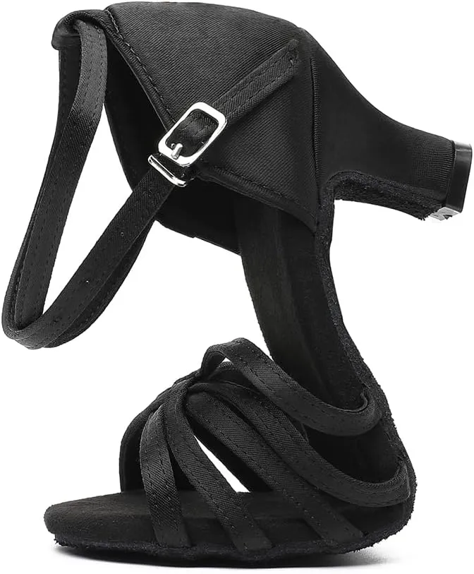 MSMAX Women's Practice Ballroom Dancing Shoes Indoor Performance Latin Dance Shoes for Woman
