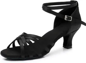 MSMAX Women's Practice Ballroom Dancing Shoes Indoor Performance Latin Dance Shoes for Woman