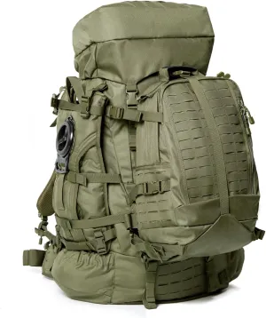 MT Military Army Large Rucksack with Detacheable Assault Backpack Hydration Pack Shoulder Straps and Waist Belt Metal Frame