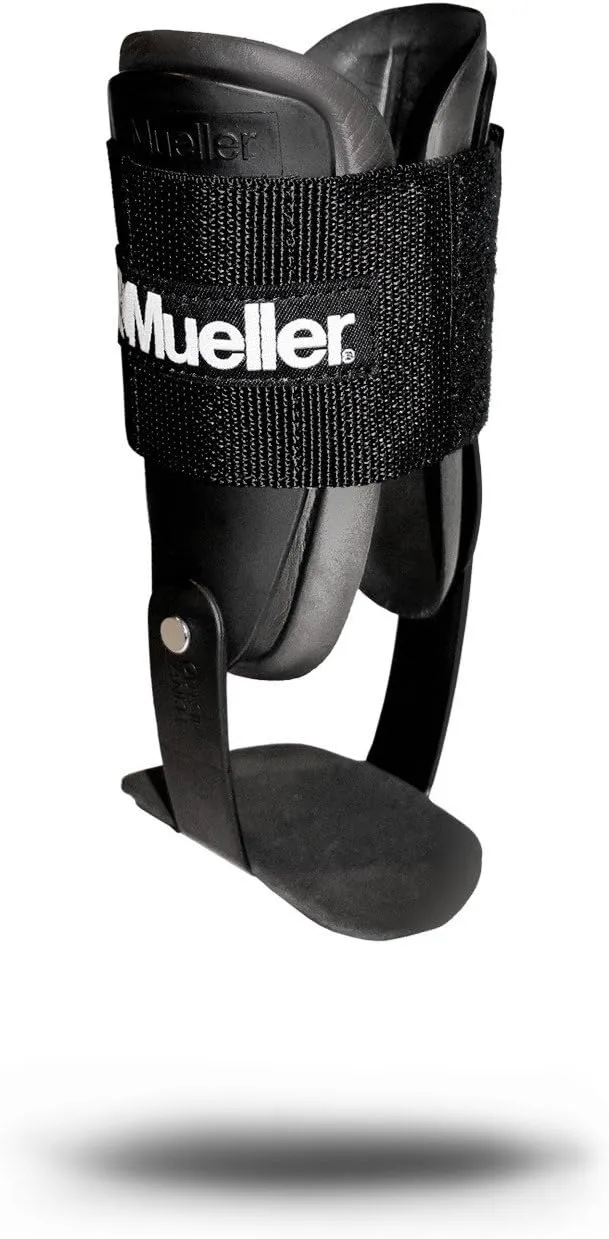 Mueller Sports Medicine Lite Ankle Brace, Ankle Pain Relief Support for Men and Women, Ideal for Sprains, Strains, Arthritis, One Size