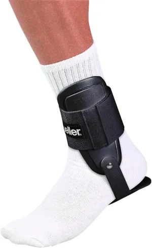 Mueller Sports Medicine Lite Ankle Brace, Ankle Pain Relief Support for Men and Women, Ideal for Sprains, Strains, Arthritis, One Size