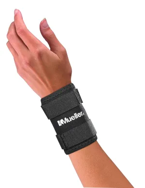 MUELLER Sports Medicine Wrist Sleeve, Wrist Pain Relief Support for Men and Women, Ideal for Carpal Tunnel, Tendinitis, Arthritis, Black, Medium
