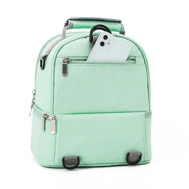 Multi-Functional Breast Pump & Milk Storage Backpack: Insulated Cooler, Fresh Keeping, Baby Feeding Bottle Organizer