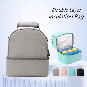 Multi-Functional Breast Pump & Milk Storage Backpack: Insulated Cooler, Fresh Keeping, Baby Feeding Bottle Organizer