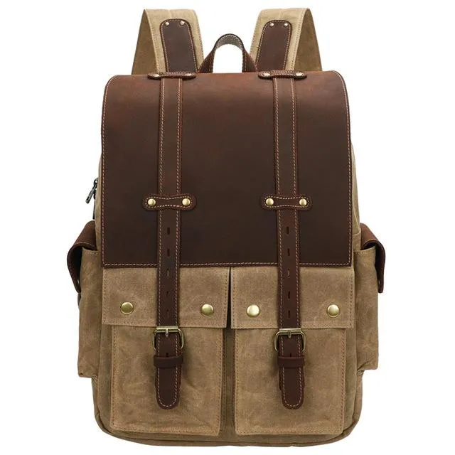 Multi-Functional Camera Rucksack with Adjustable Interior and Rain Cover