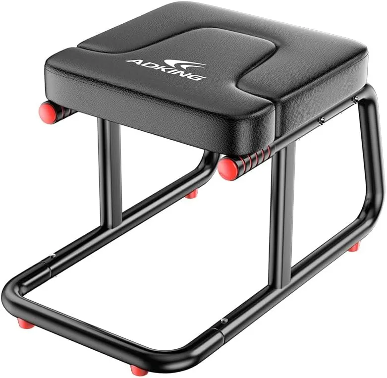 Multi-Functional U-Shaped Stool Chair – 250KG Capacity, Double Armrest, Non-Slip Yoga Fitness Aid, Thick Breathable Mat, Home & Gym Stability Stool (Black)