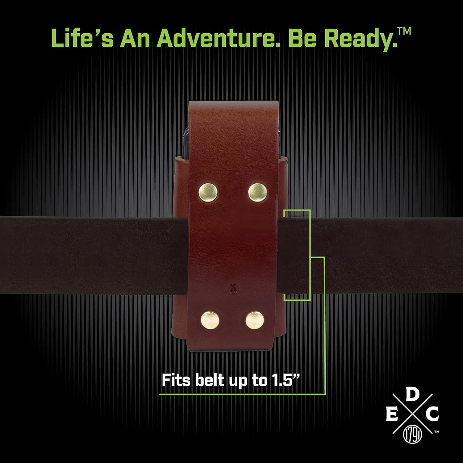 Multitool Sheath, American Leather Multitool Pouch for Belts with Snap - Compatible with Heavy Duty Leatherman, SOG and Gerber. Max Size = 4.5" Long