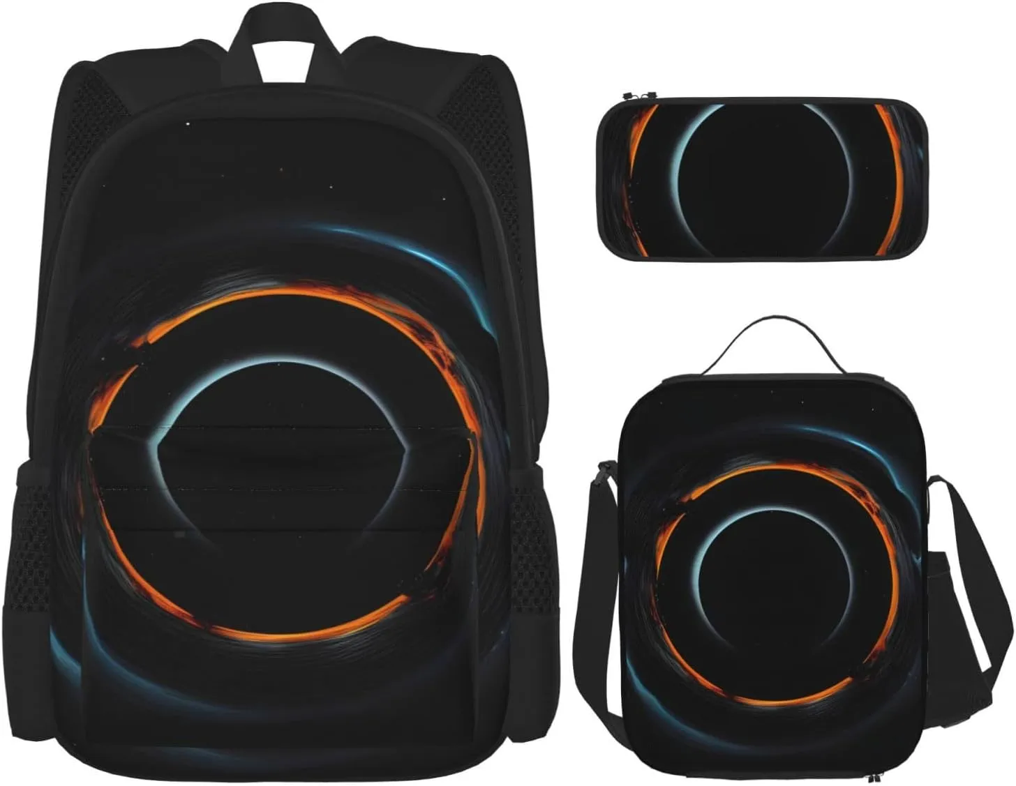 Mysterious Cosmic Black Holesbackpack 3 Piece Set, Duffel Bag,* Casual Backpack, Girls Boys Backpack For Hiking, School