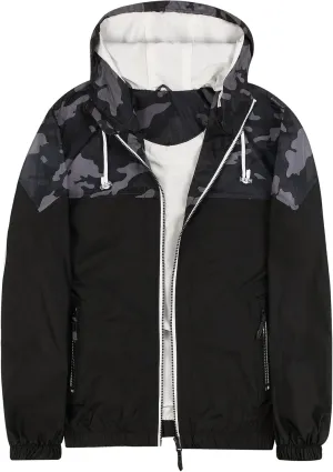 Mywu Lightweight Windbreaker Jacket Men with Mesh Lined for Hiking Travel Water Resistant Men Rain Jacket…