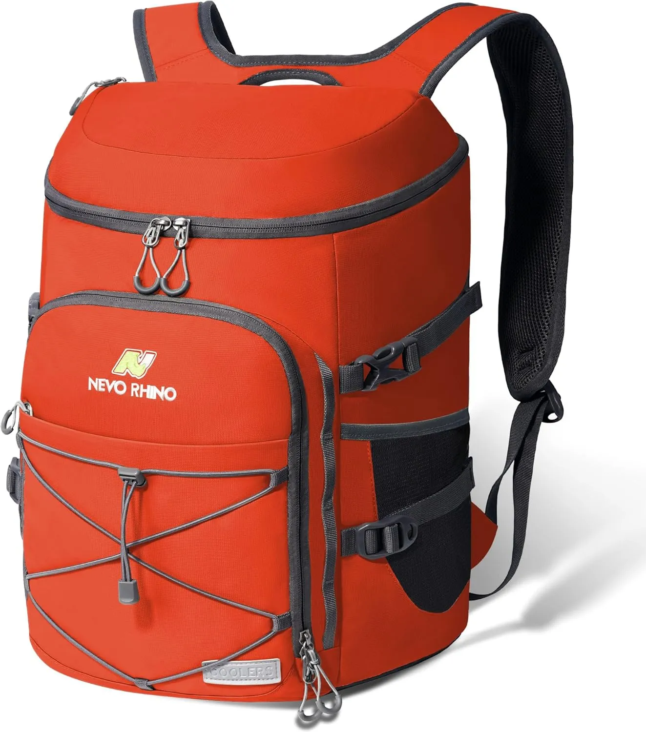 N NEVO RHINO Insulated Backpack Cooler - 36/54 Can Capacity, Waterproof Leak-Proof Lightweight Multi-Functional & Spacious， Ideal for Camping, Travel, Beach, Picnics， Lunch & Day Trips