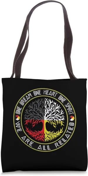 Native American Medicine Wheel Tree Tote Bag