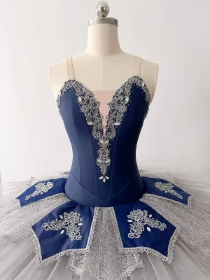 Navy and Silver Tutu size girls 12 to 15
