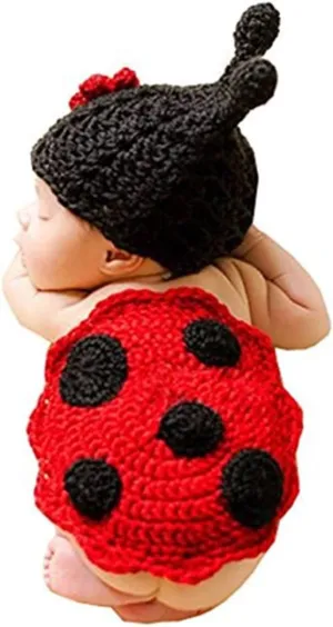 Newborn Baby Photography Props Boy Girls Photo Shoot Props Outfits Crochet Knitted Costume Unisex Cute Infant Hat Pants