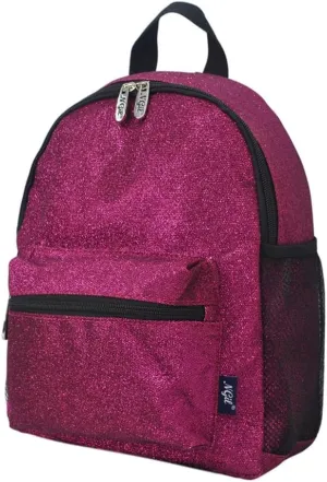NGIL Mini Glitter Backpack for dance backpack, Team Sports, Cheer bag (Glitter-Hot Pink)