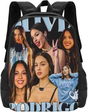 Olivia Songwriter Actress Rodrigo Unisex Fitness Bag, Backpack for Beach Beautiful Business Backpack Notebook Bag for Men and Women
