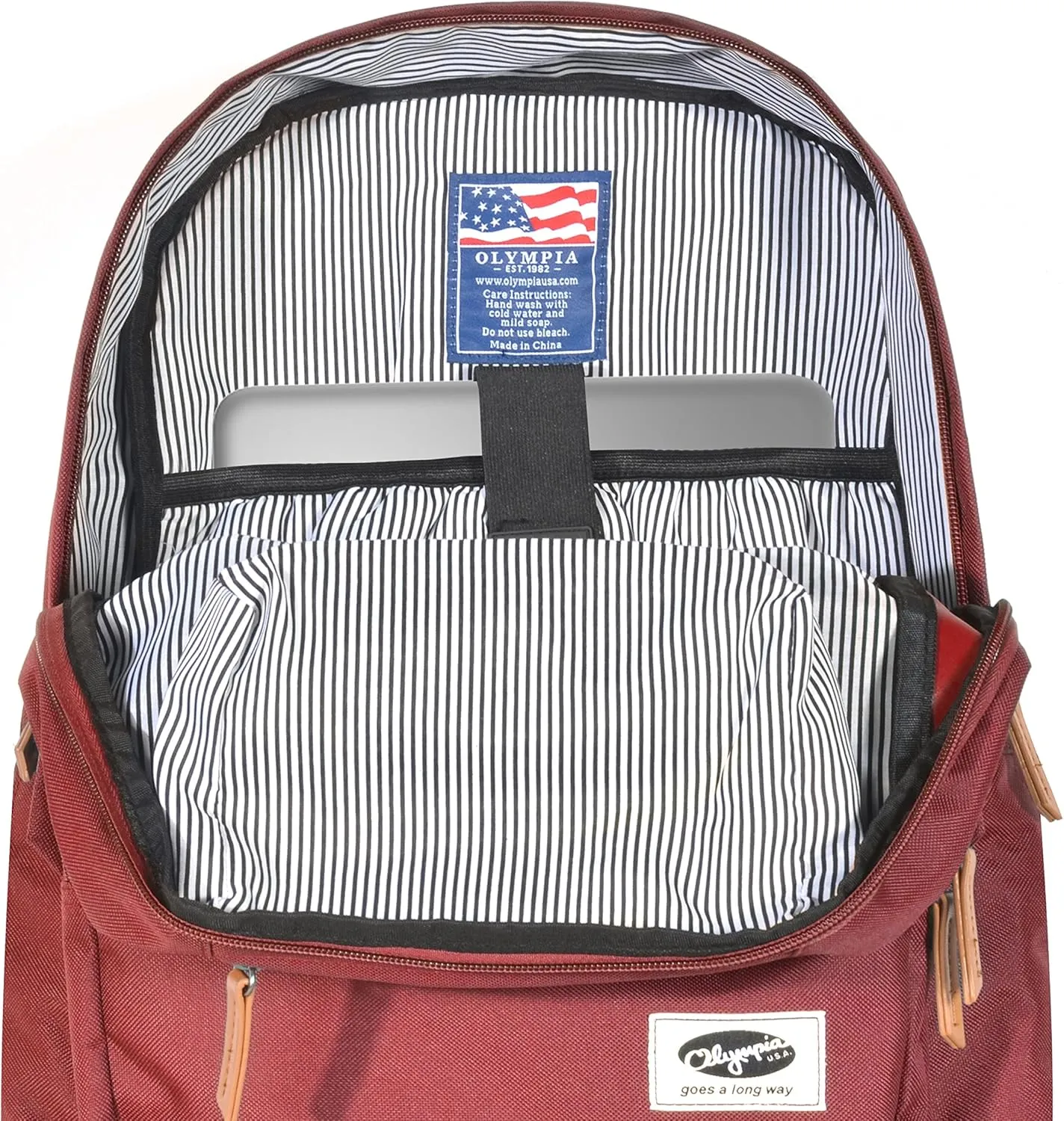 Olympia U.S.A. Element 18" Backpack Backpack, MAROON