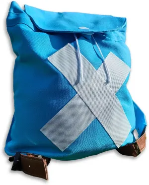 One Piece Tony Tony Chopper Blue Canvas Backpack & Cosplay Costume Set, School Shoulder Bag for Anime Conventions