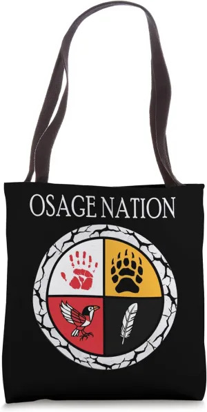Osage Nation Native American Medicine Wheel Tote Bag