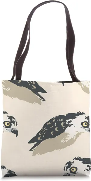 Osprey Minimalist Animal Wildlife Pattern Backpack Tote Bag