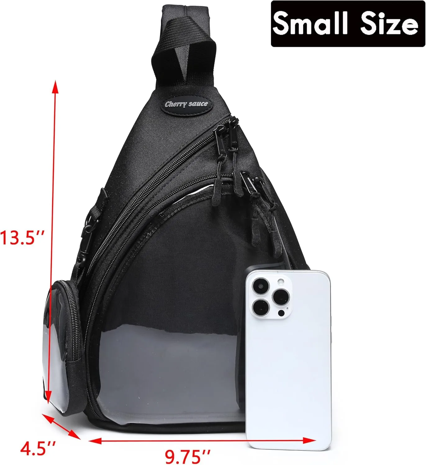 Oxford Ita Bag Kawaii Pin Display Chest Pack Single Shoulder Bag Sport Backpack Hiking Daypack, Small