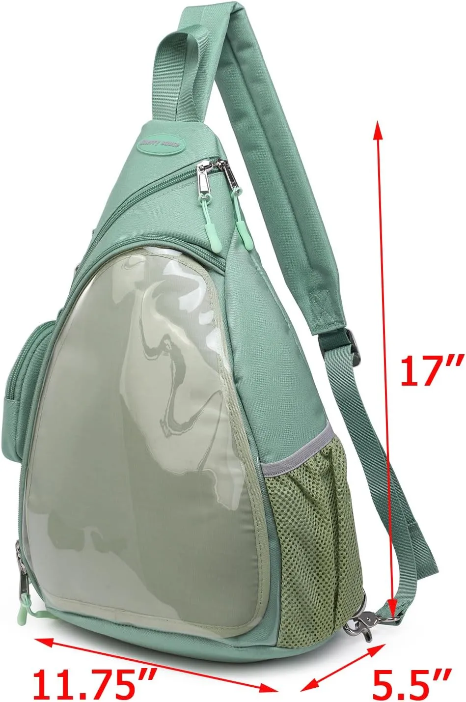 Oxford Ita Bag Kawaii Pin Display Chest Pack Single Shoulder Bag Sport Backpack Hiking Daypack