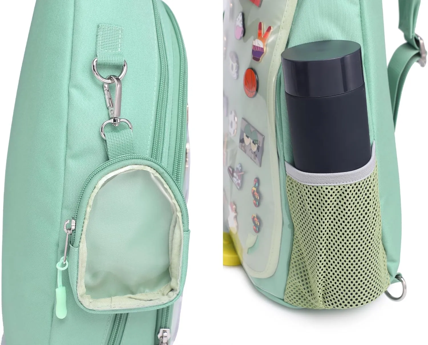 Oxford Ita Bag Kawaii Pin Display Chest Pack Single Shoulder Bag Sport Backpack Hiking Daypack