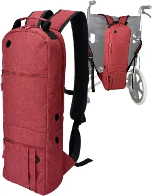 Oxygen Tank Backpack O2 Cylinder Carrying Holder Bag for Tank D/M-15, JD/M-22 (Red)