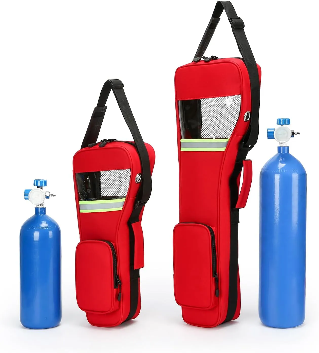 Oxygen Tank Backpack,Portable Oxygen Cylinder Carry Bag,Oxygen Tank Shoulder Bag,Ideal for Daily Basis,Shopping,Travel. (Black, 2L)