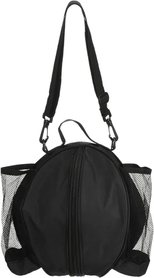 PATIKIL Basketball Bag, Sports Backpack Waterproof Ball Bag Carrier Holder with Adjustable Shoulder Strap, 2 Side Mesh Pockets for Soccer Football Volleyball
