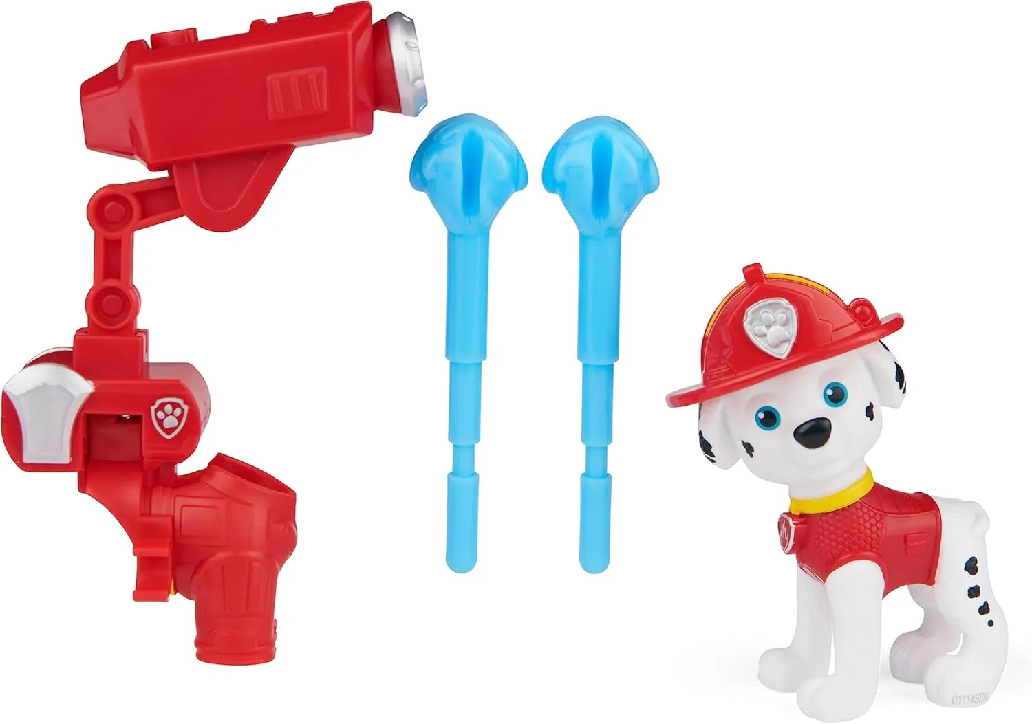 Paw Patrol - Marshall Collectible Action Figure with Backpack Clip and 2 Projectiles, Toys for Kids Ages 3 and Up, Color (Spin Master 6060757)
