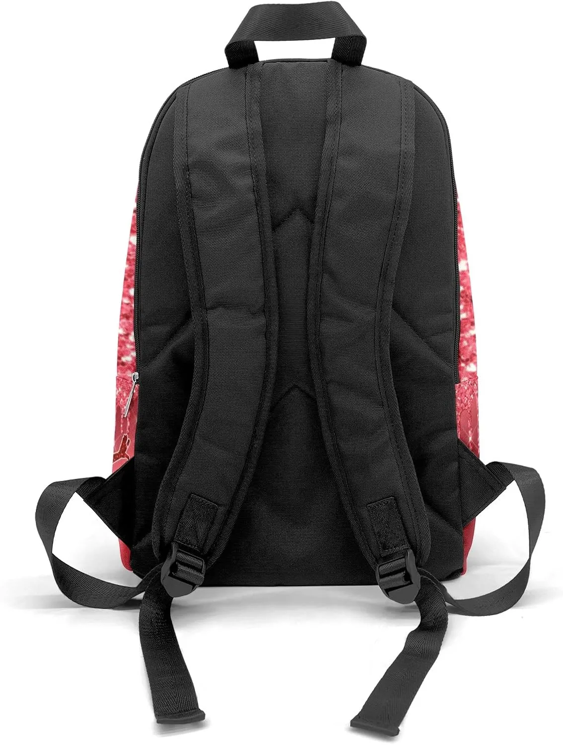 Personalised Casual Rucksack Large Capacity Casual Backpack Custom Unisex Travel Bag Red Girls Gymnastics
