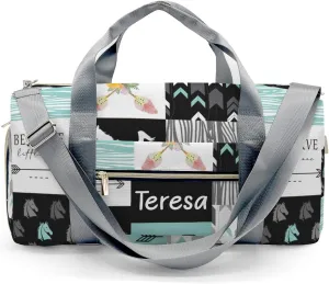 Personalized Animals Custom Multi-functional Travel Bag, Unisex Portable Duffel Bag, Short Distance Travel Assistant.