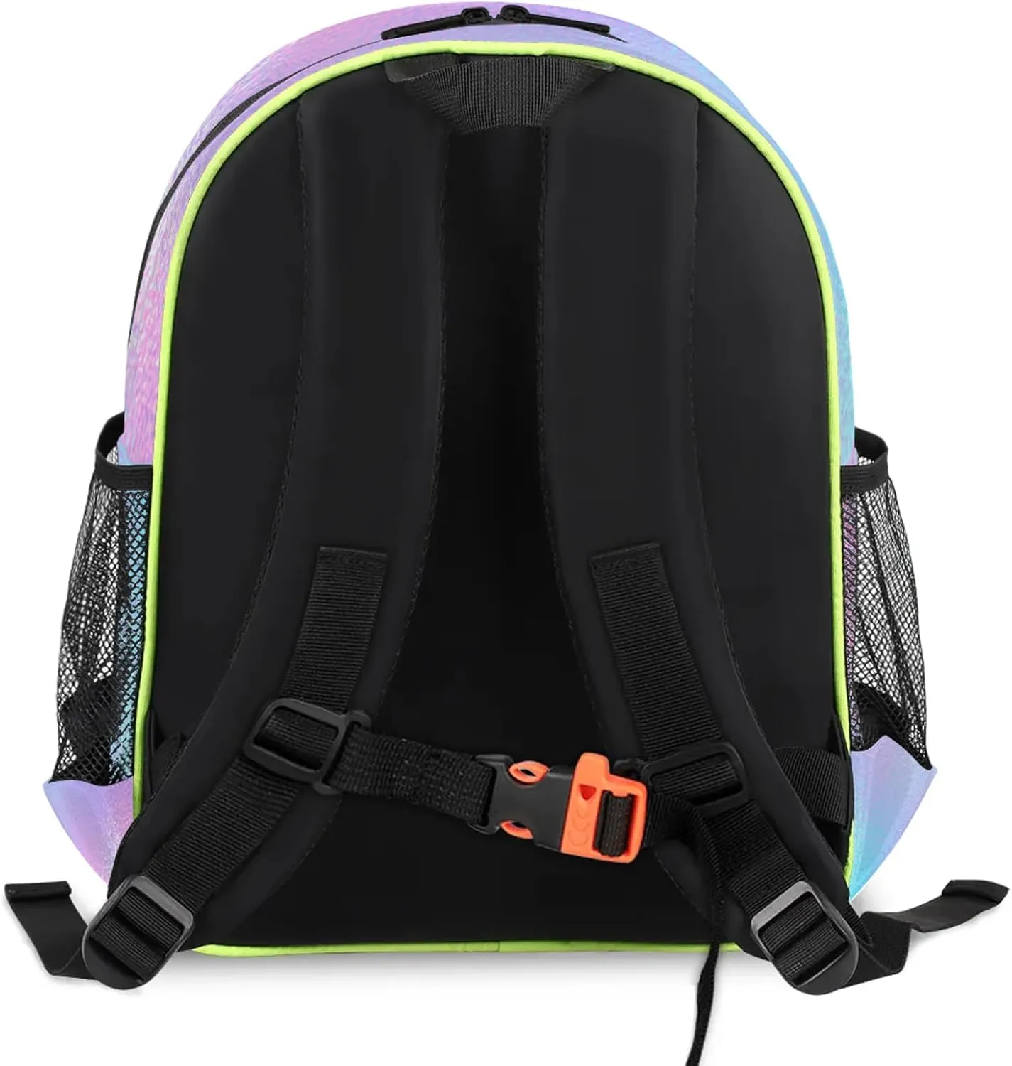 Personalized Backpack with Initial & Name Customized Shoulder Bag for Women Waterproof Travel Casual Daypack Gifts 14.2in, Gradient Blue Purple