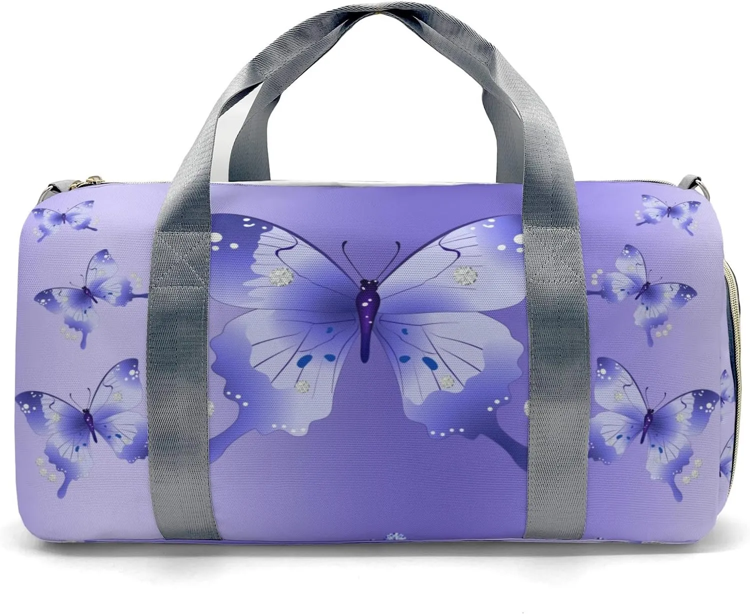Personalized Butterfly Custom Multi-functional Travel Bag, Unisex Portable Duffel Bag, Short Distance Travel Assistant