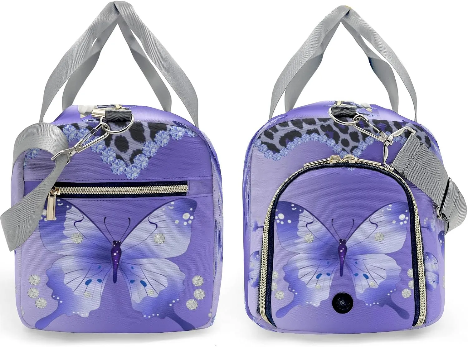 Personalized Butterfly Custom Multi-functional Travel Bag, Unisex Portable Duffel Bag, Short Distance Travel Assistant