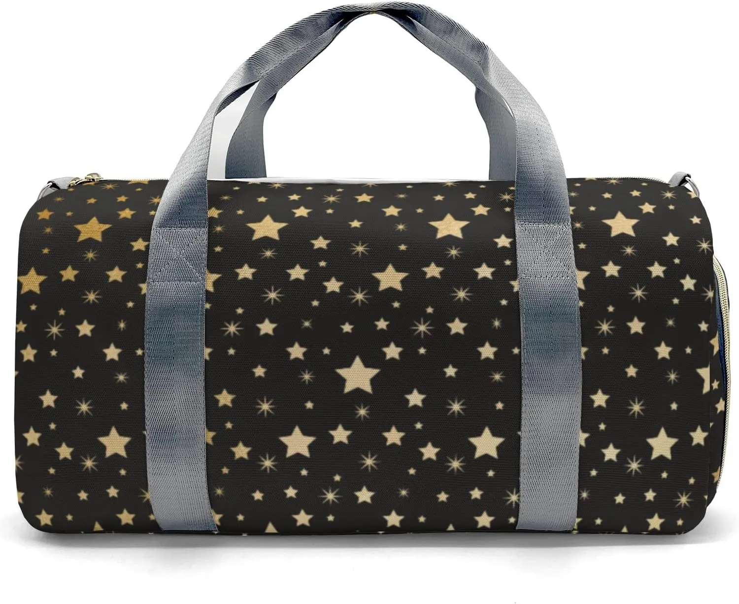 Personalized Glod Star Custom Multi-functional Travel Bag, Unisex Portable Duffel Bag, Short Distance Travel Assistant