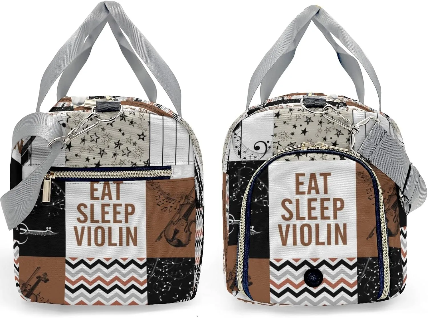 Personalized Music Custom Multi-functional Travel Bag, Unisex Portable Duffel Bag, Short Distance Travel Assistant
