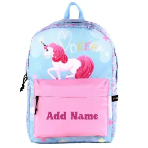 Personalized School Backpack - Unicorn