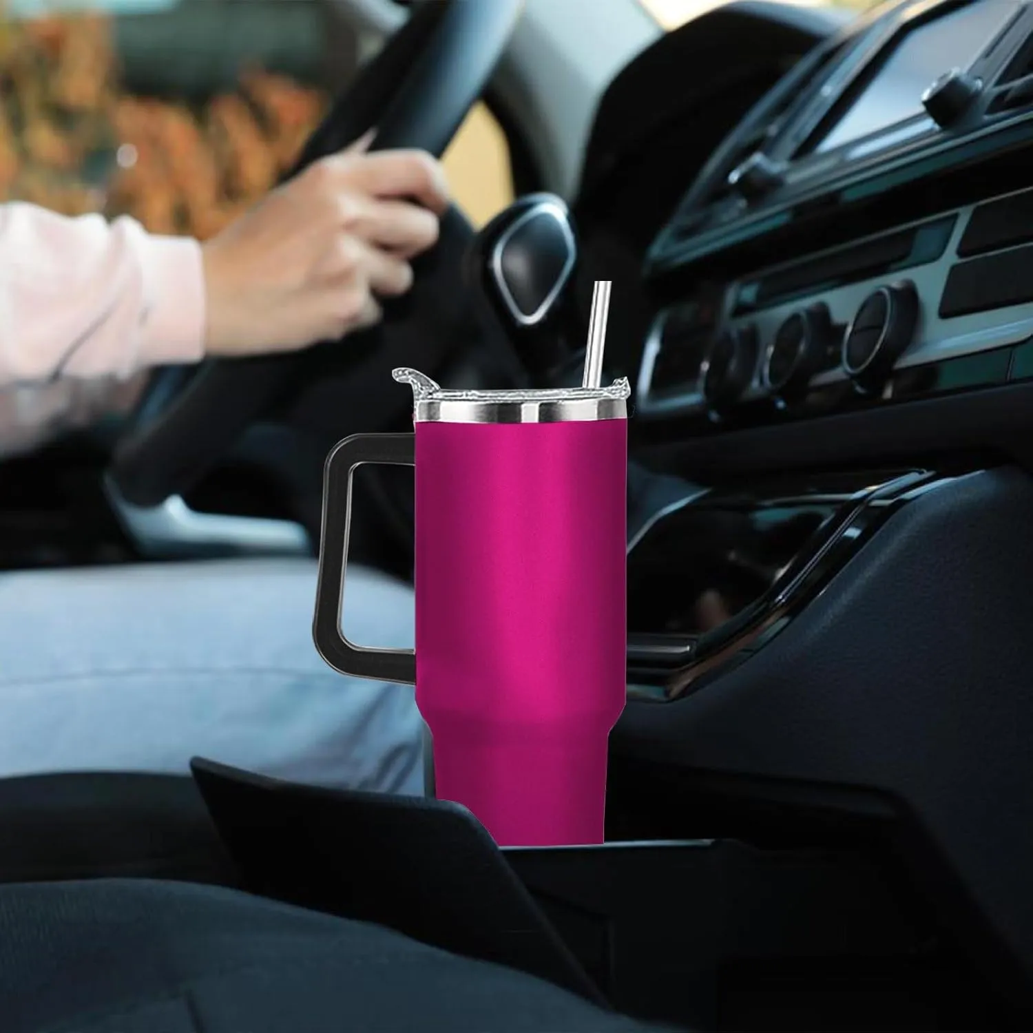 Personalized Tumbler Alcohol goes in wisdom comes out Tumbler 40oz Tumbler with Handle Insulated for Hot and Cold Tumbler with Lids and Straws for Teacher