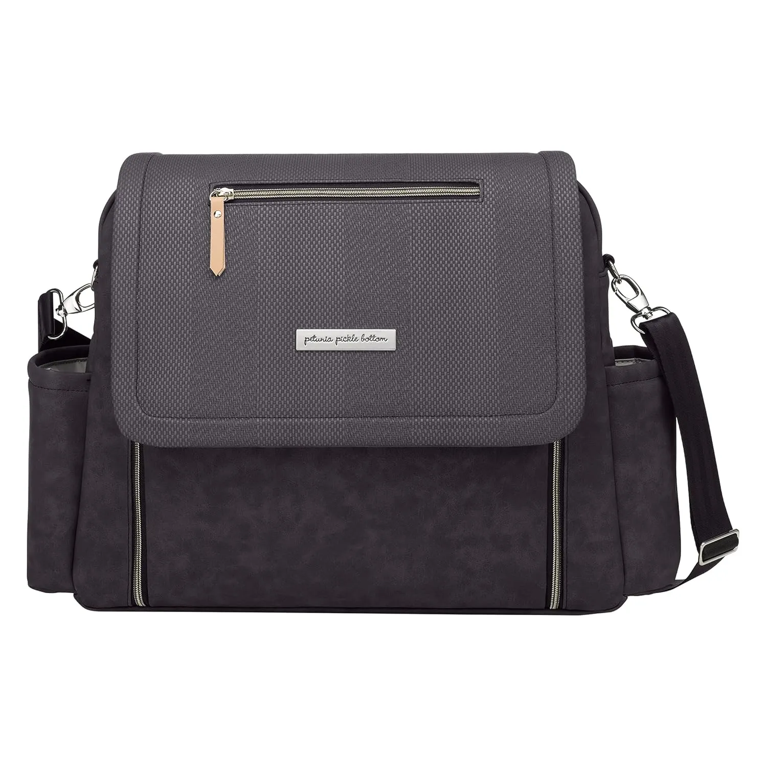 Petunia Pickle Bottom Boxy Backpack Deluxe, Diaper Bag for Parents, Stylish Baby Bag, Spacious Backpack, On-The-Go Moms, Carbon Cable Stitch