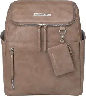 Petunia Pickle Bottom Tempo Backpack, Designed for Busy Families, Attaches to Stroller or Suitcase, Spacious Main Compartment, Mink