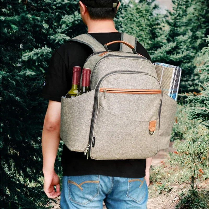Picnic Backpack Sets for 4 Persons
