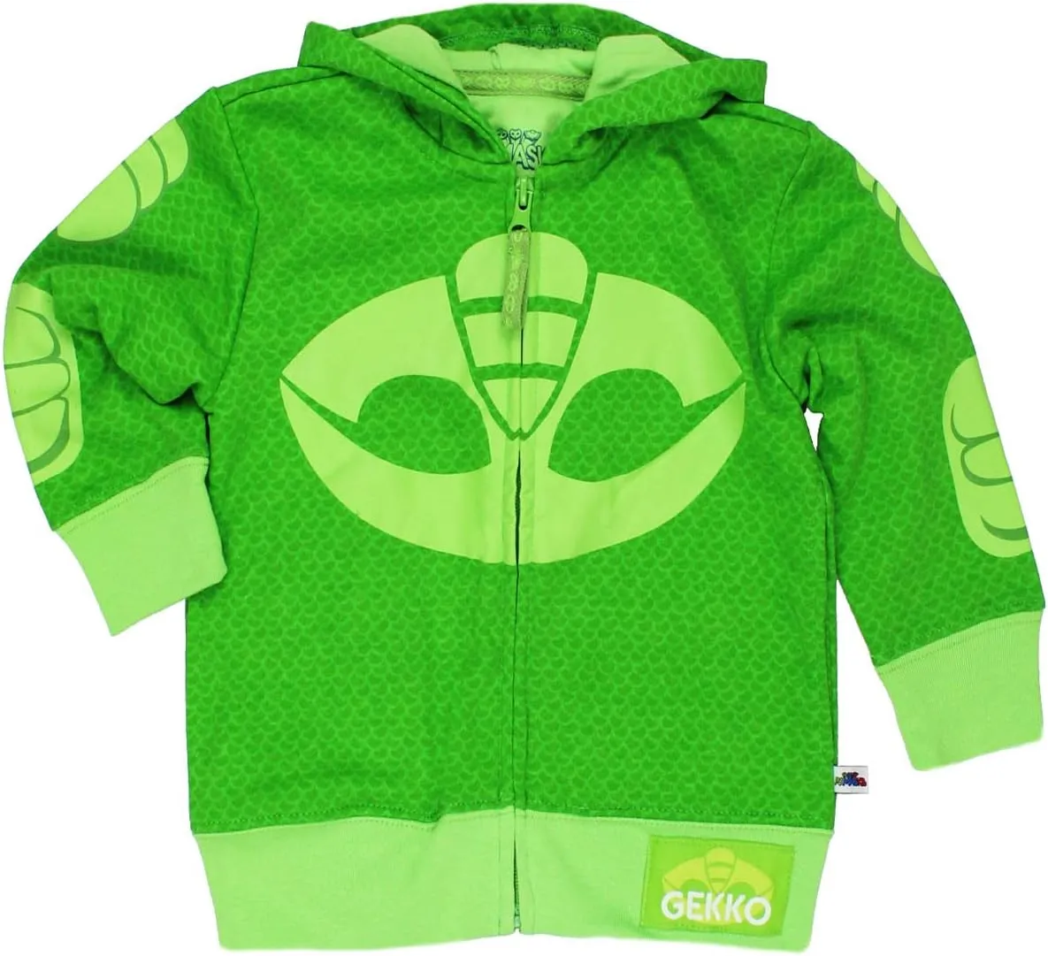 PJ Masks Boys' Toddler Gekko and Catboy Hoodie