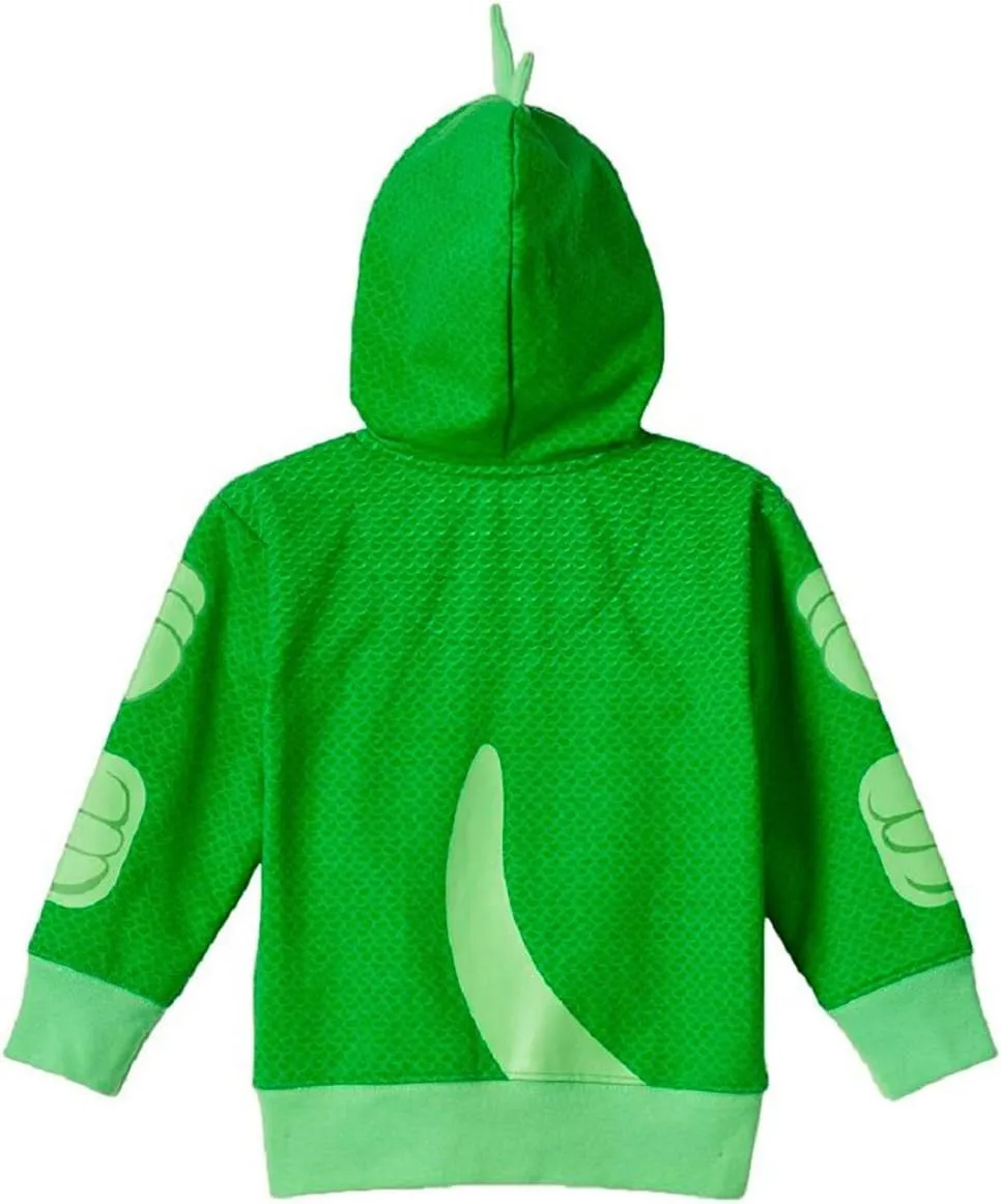 PJ Masks Boys' Toddler Gekko and Catboy Hoodie