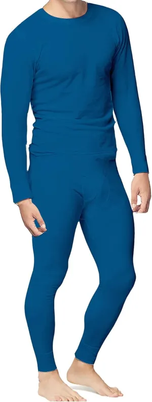 Place and Street Men’s Cotton Thermal Underwear Set Shirt Pants Long Johns