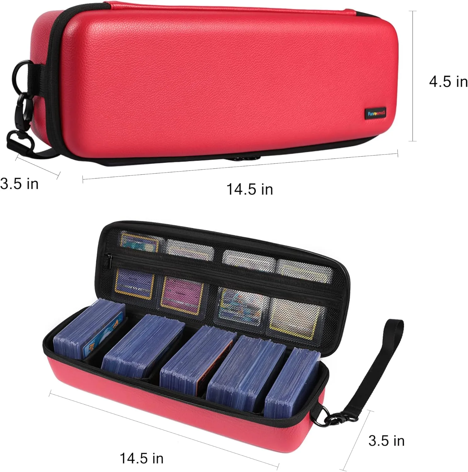 Playing Card Storage Case Game Backpack Card Holder,Collectible Trading Card Storage Bag MTG Deck Box Fits Sports Card and Baseball Cards,Business Travel Case Holds Up to 1000 Cards.