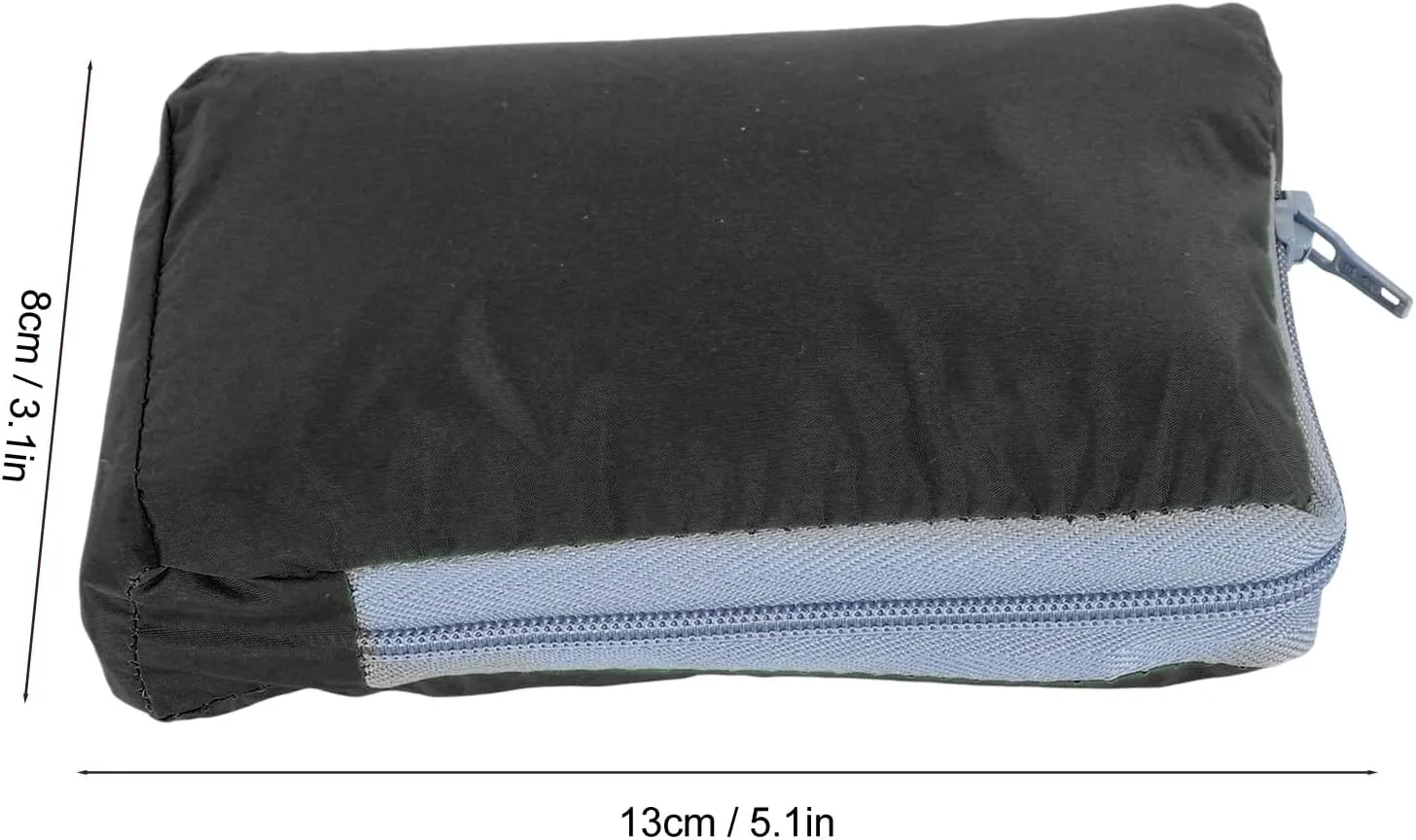 plplaaoo Outdoor Inflatable Cushion Lightweight Foldable Inflatable Seat Cushion Portable Soft Travel Cushion Camping Hiking