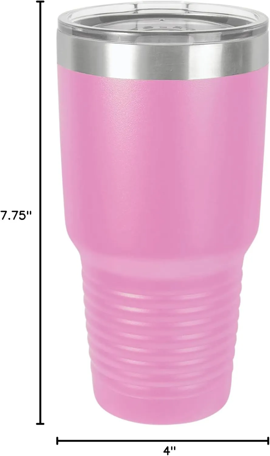 Polar Camel 30 oz. Stainless Steel Vacuum Insulated Tumbler (Light Purple)