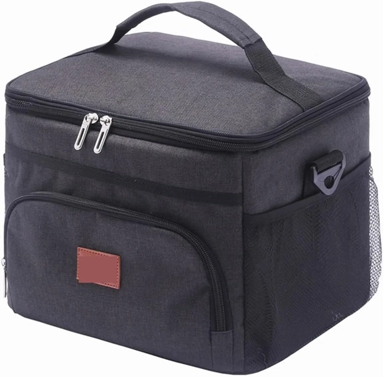 Portable Picnic Backpack Ice Box Cooler Bag, Leakproof Insulated Lunch Box for Food, Drinks, Travel, Beach, Work, and Outdoor Activities, 29x22x24cm